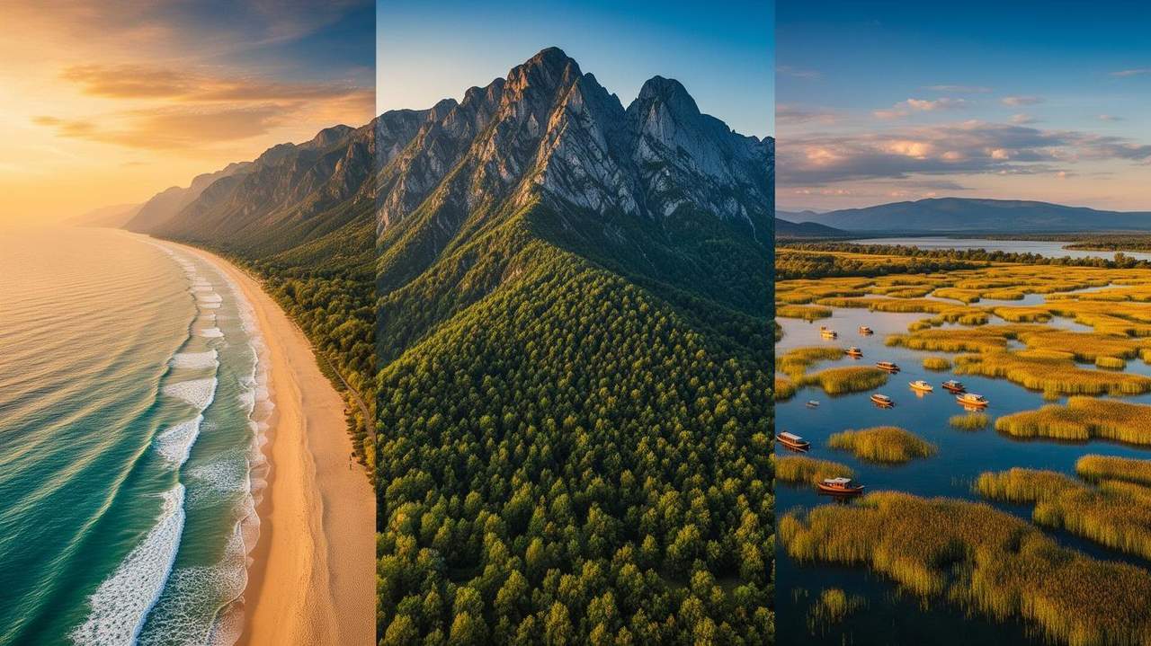 România: mare, munte și Deltă — peisaje spectaculoase